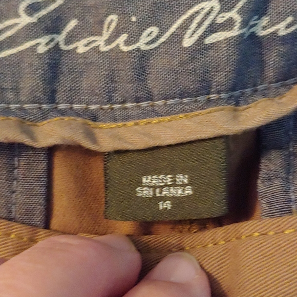 EddieBauer cropped cargo jeans - Picture 3 of 6